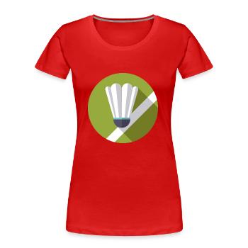 Sport - Frauen Premium Bio T-Shirt - Rot - Vorne - Mia (176cm)
