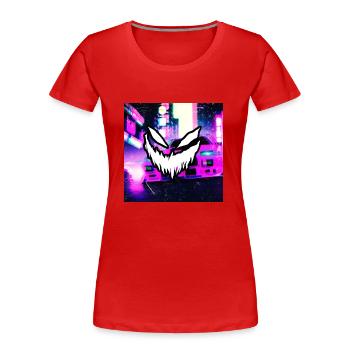 Phonk Drifting Car - Frauen Premium Bio T-Shirt - Rot - Vorne - Mia (176cm)
