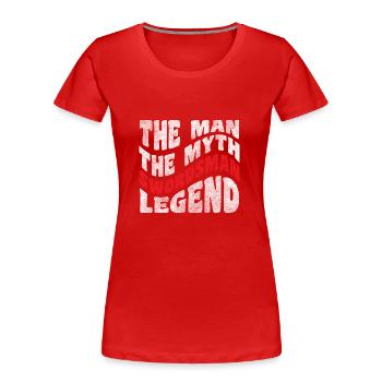 Schwert Duell Kendo Säbel - Frauen Premium Bio T-Shirt - Rot - Vorne - Mia (176cm)