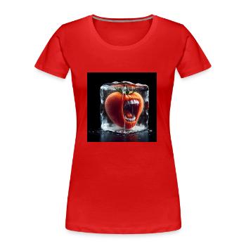 Carbs Age 1 - Frauen Premium Bio T-Shirt - Rot - Vorne - Mia (176cm)