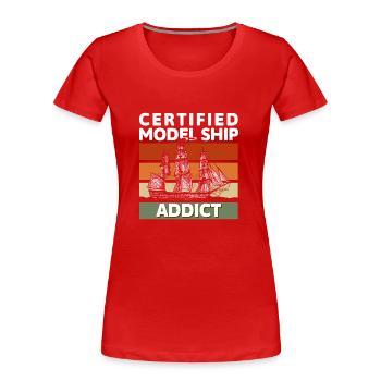 Schiff Schiffsmodell Rc Boot - Frauen Premium Bio T-Shirt - Rot - Vorne - Mia (176cm)