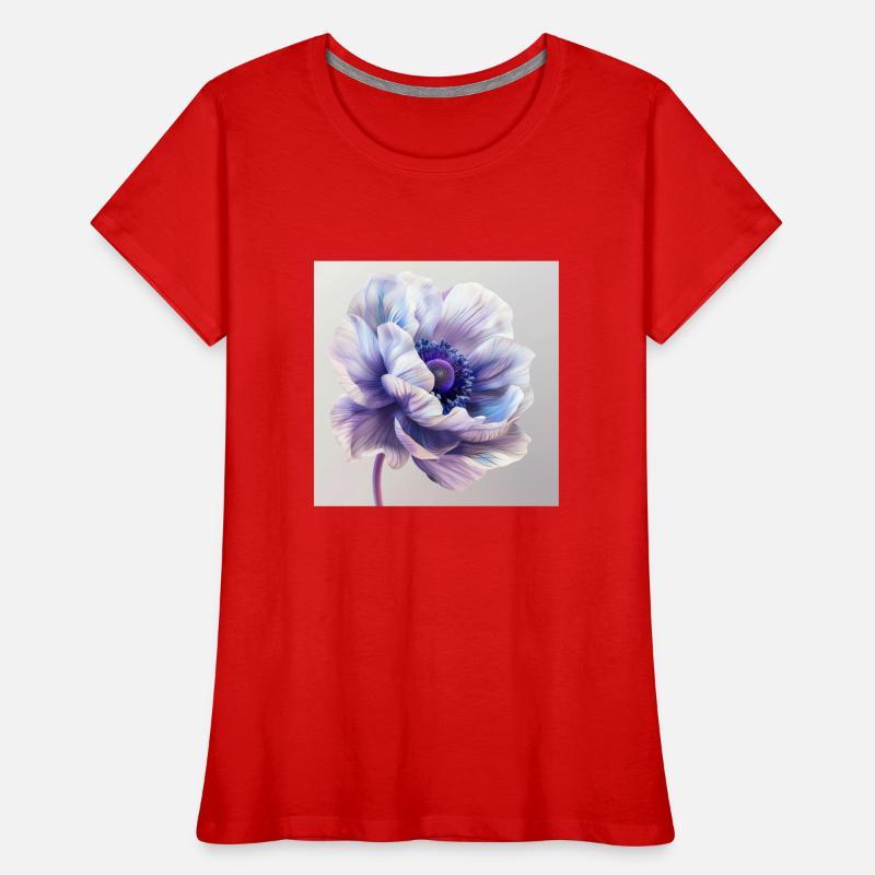 Violet Macro 5 T-shirt bio Premium Femme