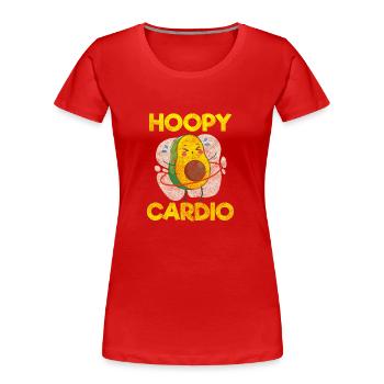 Hullern Hula Training Sportart - Frauen Premium Bio T-Shirt - Rot - Vorne - Mia (176cm)