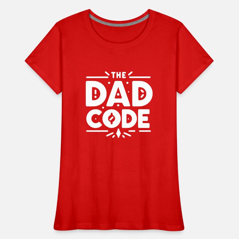 Der Papa-Code Frauen Premium Bio T-Shirt