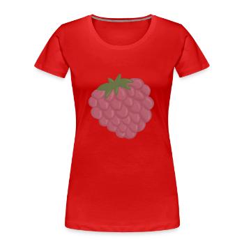 Raspberry - Women's Premium Organic T-Shirt - red - Front - Mia (176cm)