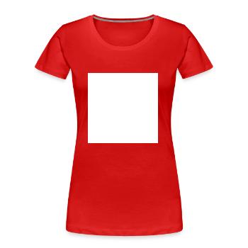 math joke design - Frauen Premium Bio T-Shirt - Rot - Vorne - Mia (176cm)
