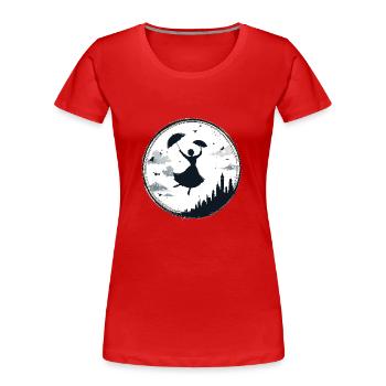 mary poppins 0543530 - Frauen Premium Bio T-Shirt - Rot - Vorne - Mia (176cm)