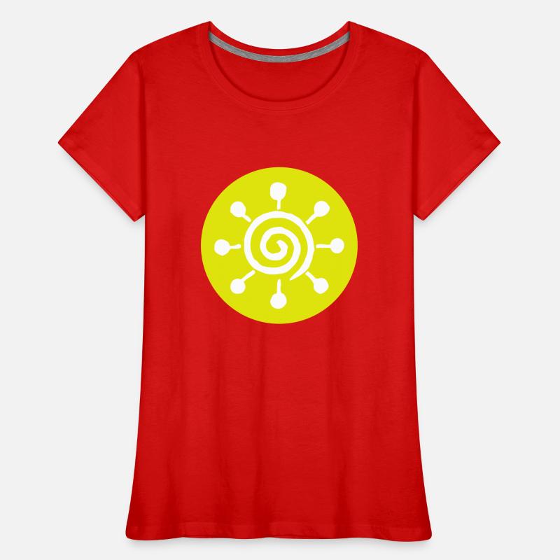 Icône du soleil T-shirt bio Premium Femme