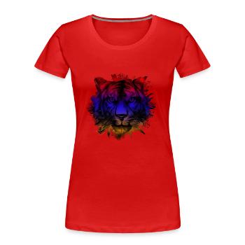 Armenien - Frauen Premium Bio T-Shirt - Rot - Vorne - Mia (176cm)