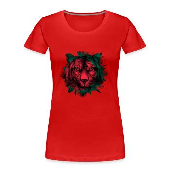 Bangladesh - T-shirt bio Premium Femme - rouge - Devant - Mia (176cm)