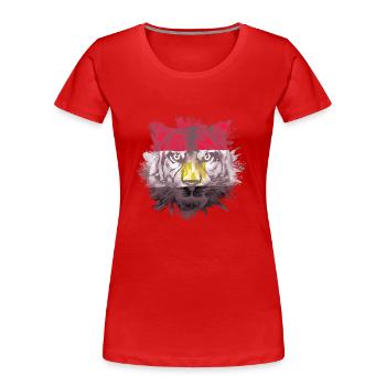 Ägypten - Frauen Premium Bio T-Shirt - Rot - Vorne - Mia (176cm)
