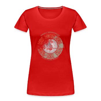 Fatih Sultan Mehmet - T-shirt bio Premium Femme - rouge - Devant - Mia (176cm)