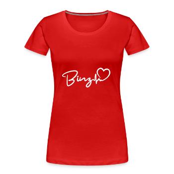 Binz heartbeat Baltic Sea seaside resort Binz - Women's Premium Organic T-Shirt - red - Front - Mia (176cm)