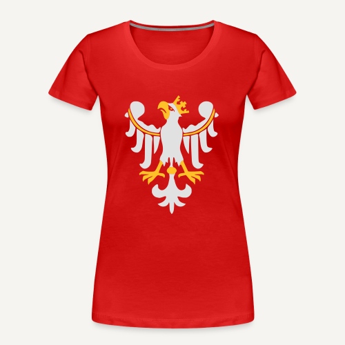 Orzeł Piastowski - Ekologiczna koszulka damska Premium