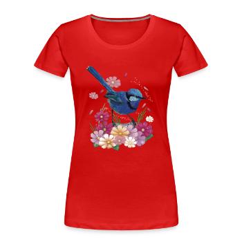splendide maluro - T-shirt bio Premium Femme - rouge - Devant - Mia (176cm)
