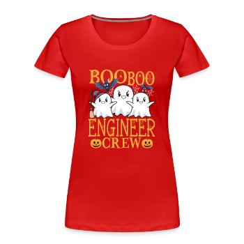 Ingenieur uu Lustiger Ingenieur - Frauen Premium Bio T-Shirt - Rot - Vorne - Mia (176cm)