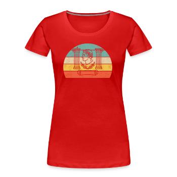 Latein Liebhaber Lehrer Schüler - Frauen Premium Bio T-Shirt - Rot - Vorne - Mia (176cm)