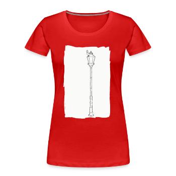 Dove - Women's Premium Organic T-Shirt - red - Front - Mia (176cm)