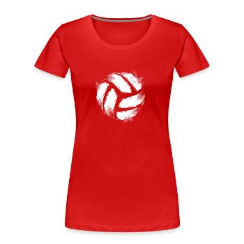 Les matchs de volley-ball | Team Volley-ball coach cadeau - T-shirt bio Premium Femme - rouge - Devant - Mia (176cm)