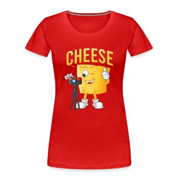 Kamera Film Kameramann Vintage Kameramann Sprüche - Frauen Premium Bio T-Shirt - Rot - Vorne - Mia (176cm)