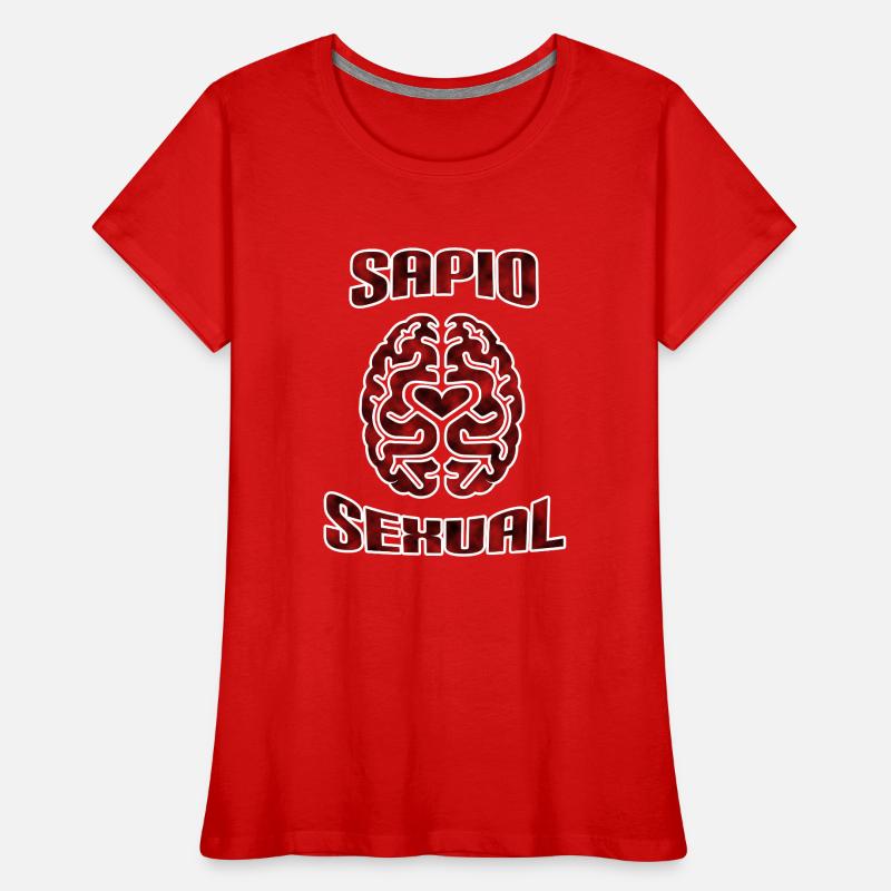 Sapiosexual Frauen Premium Bio T-Shirt