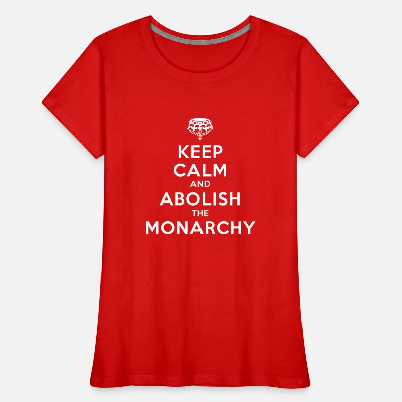 Keep Calm and Abolish the Monarchy Women's Premium Organic T-Shirt