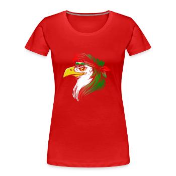 Union du Maghreb arabe - T-shirt bio Premium Femme - rouge - Devant - Mia (176cm)