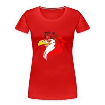 East Timor - Women's Premium Organic T-Shirt - red - Front - Mia (176cm)