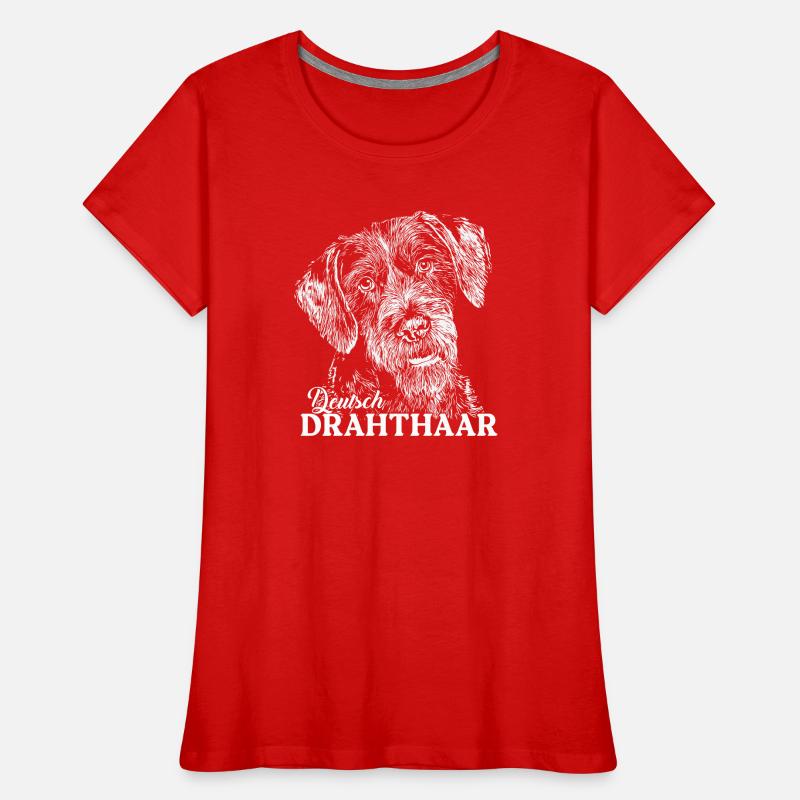 German Wirehaired Women's Premium Organic T-Shirt