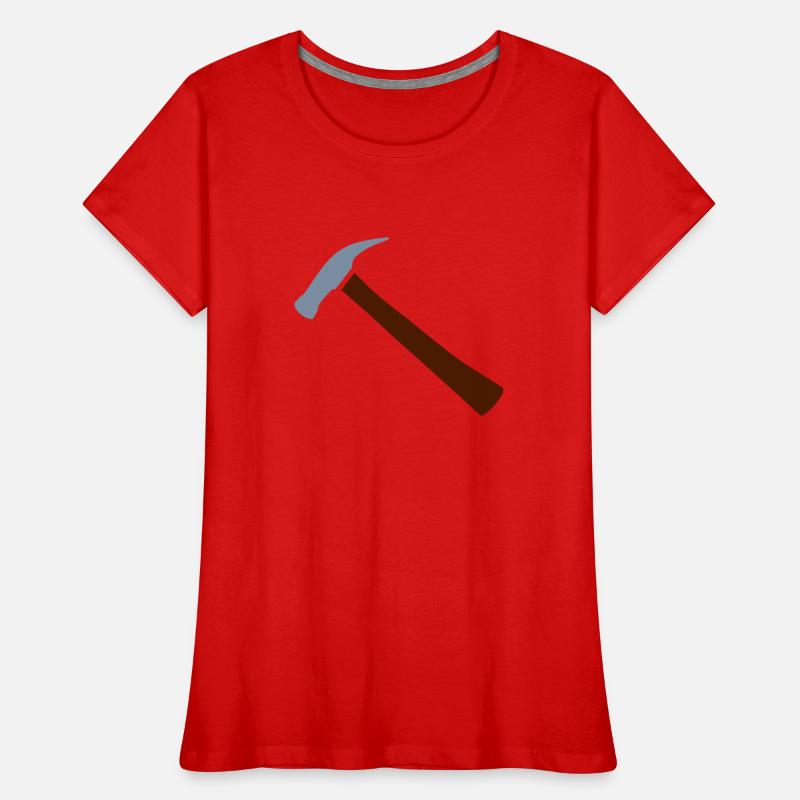 Hammer, tool, tools Women's Premium Organic T-Shirt