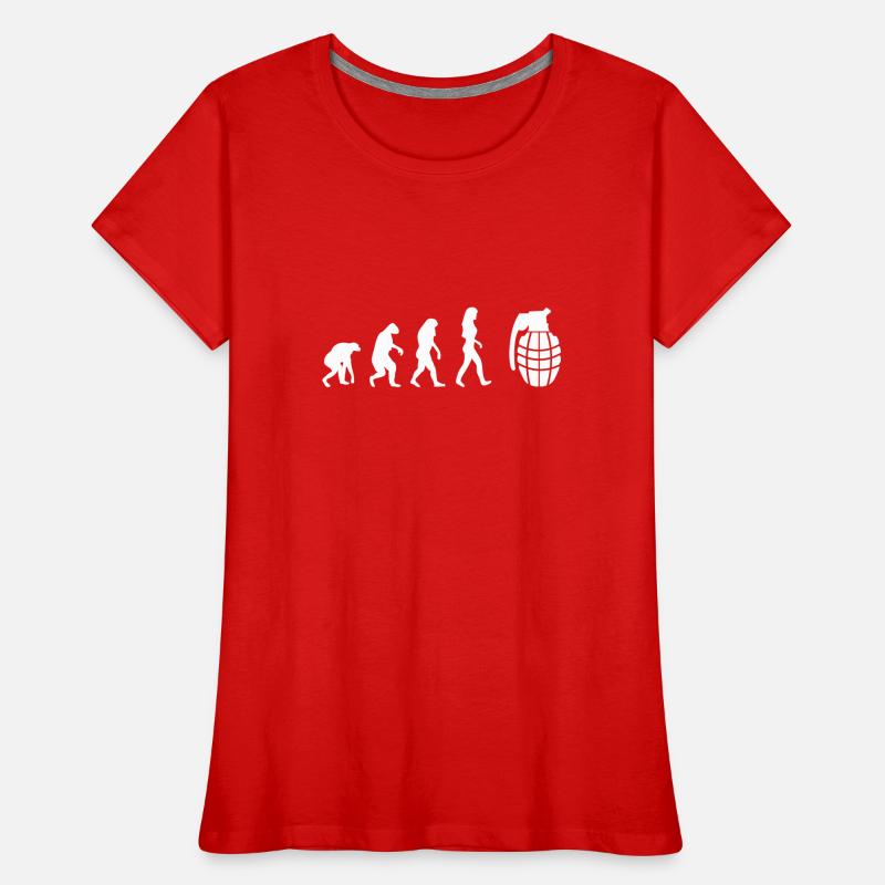 granate evolution frauen Frauen Premium Bio T-Shirt