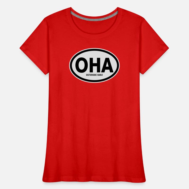 OHA Osterode Harz Frauen Premium Bio T-Shirt