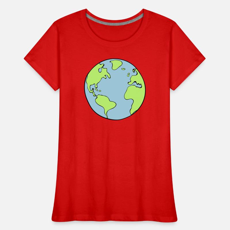 terre T-shirt bio Premium Femme