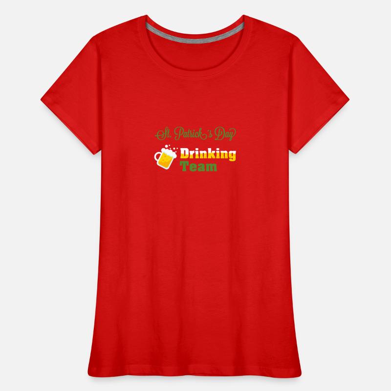 Jour Équipe potable de Saint-Patrick T-shirt bio Premium Femme