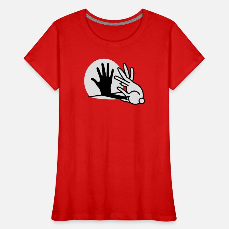 Chinese shadow hand rabbit Women's Premium Organic T-Shirt