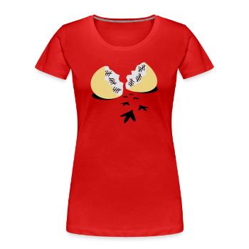 Prison Break - Frauen Premium Bio T-Shirt - Rot - Vorne - Mia (176cm)