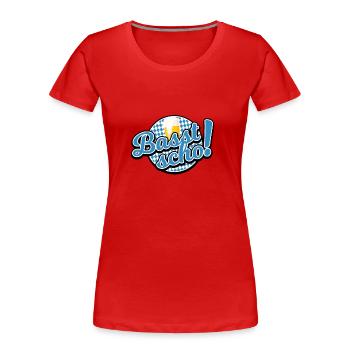 Wiesn Tracht Volksfest saufen Maß Bier - Frauen Premium Bio T-Shirt - Rot - Vorne - Mia (176cm)