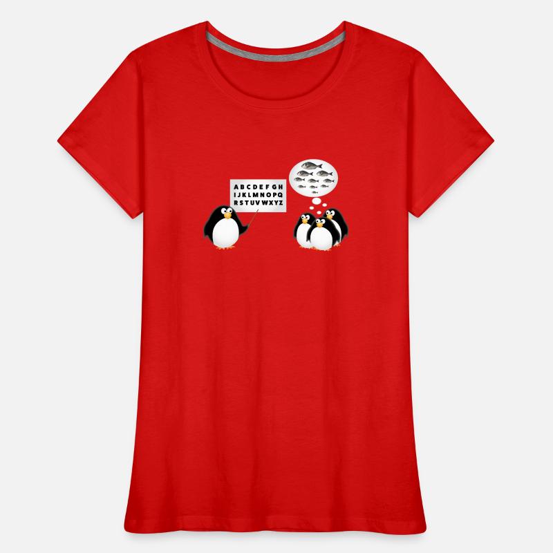 École - Pingouin T-shirt bio Premium Femme