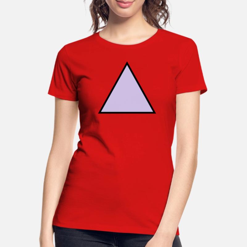 forme de triangle hippie triangle T-shirt bio Premium Femme
