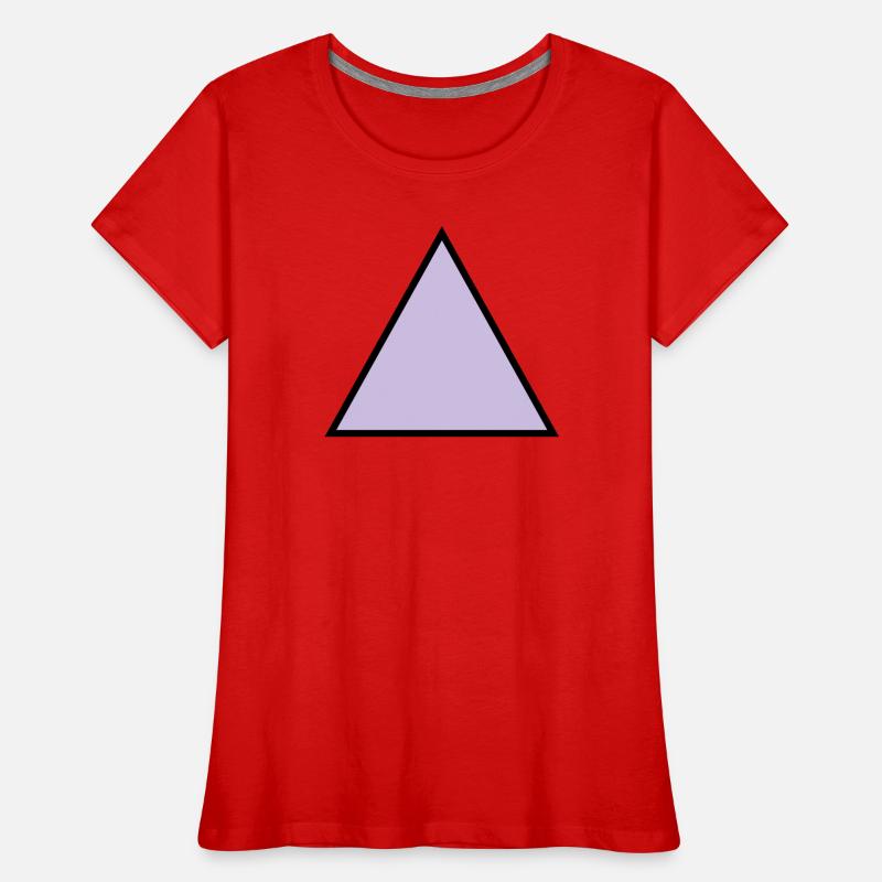 forme de triangle hippie triangle T-shirt bio Premium Femme