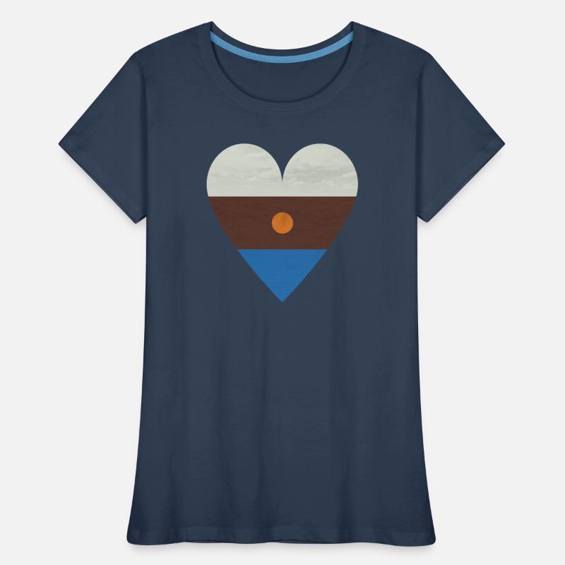 4 Elemente Frauen Premium Bio T-Shirt