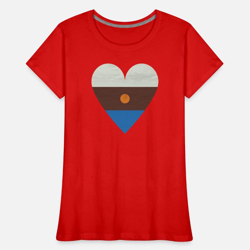 4 éléments T-shirt bio Premium Femme