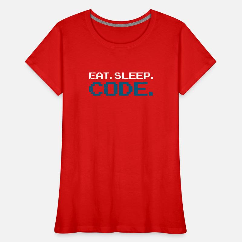Programming code computer science Women's Premium Organic T-Shirt