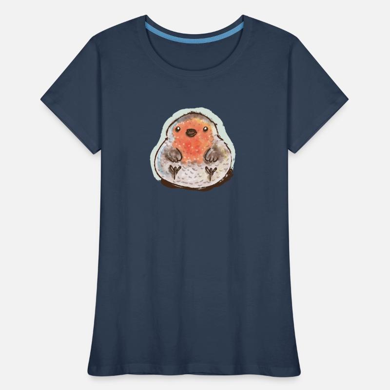 Bubble Robin Frauen Premium Bio T-Shirt