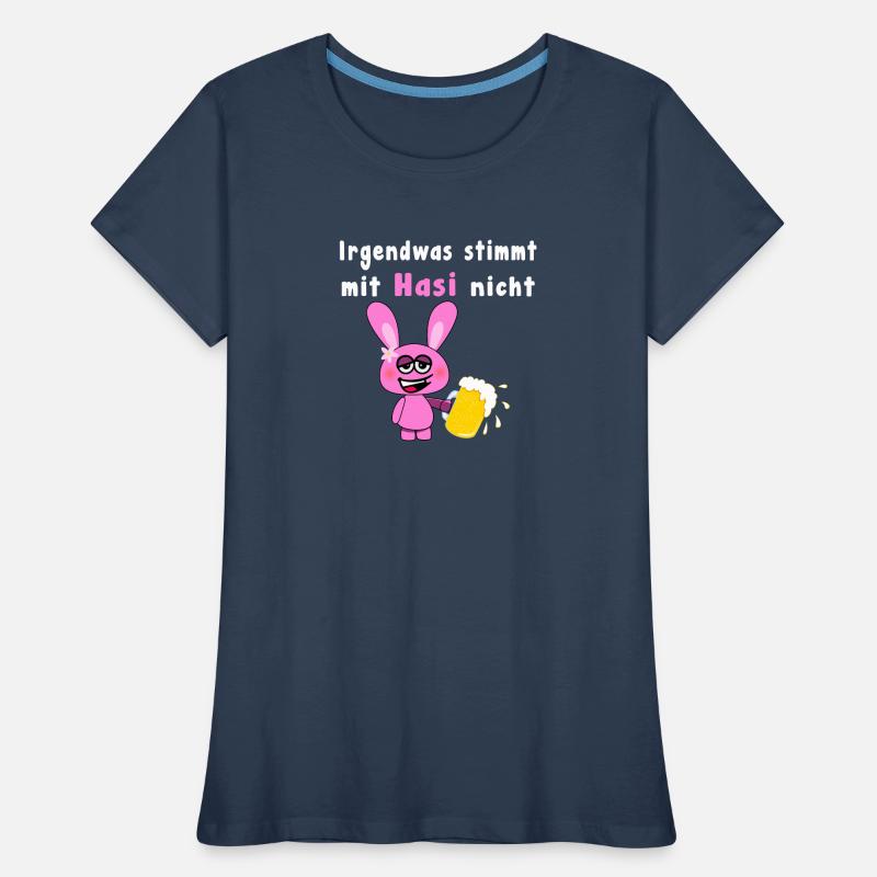 Something Is Wrong With Hasi Pink Drunken Rabbit Women's Premium Organic T-Shirt