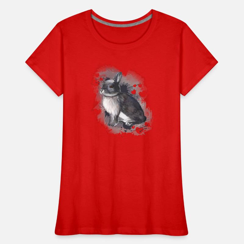 Rabbit Women's Premium Organic T-Shirt