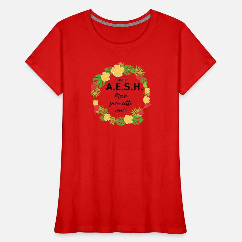 Super aesh Merci pour cette année fleur vacances T-shirt bio Premium Femme
