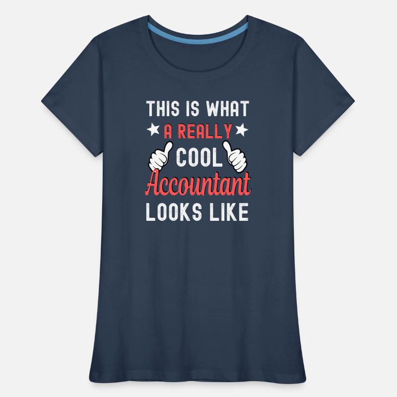 Comptable comptable T-shirt bio Premium Femme