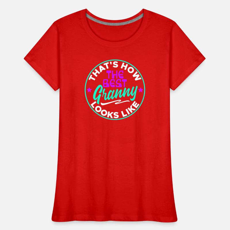 Cool Statement Beste Oma Enkelkind Großmutter Frauen Premium Bio T-Shirt
