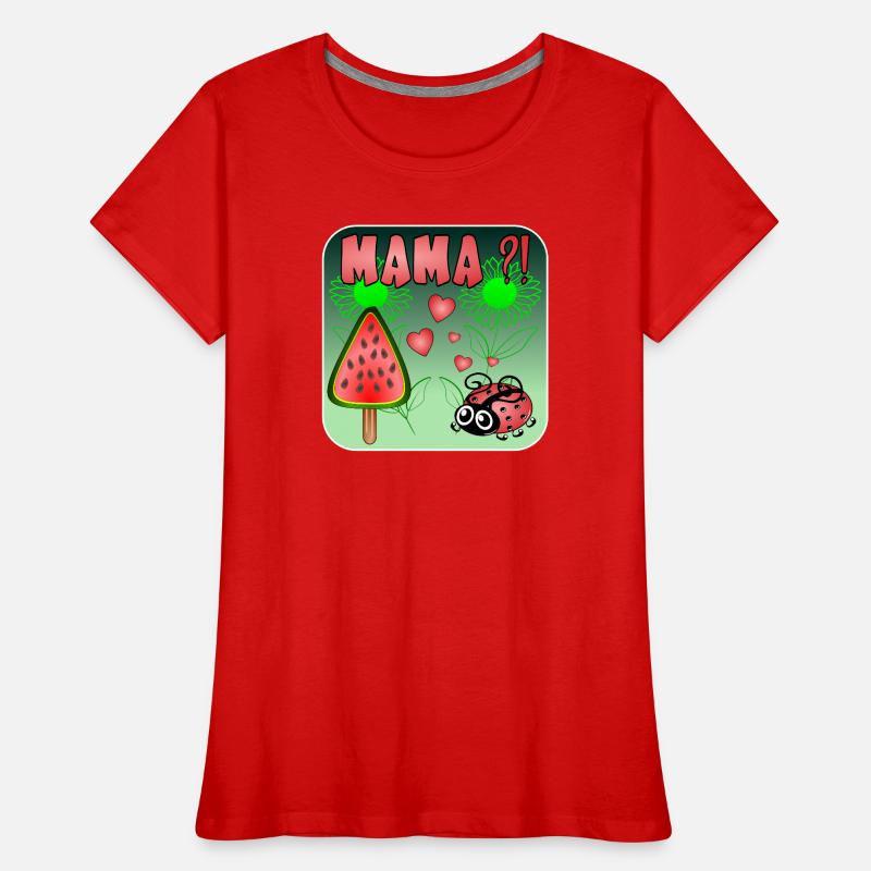 Glace à la pastèque - SUMMER LADYBUG T-shirt bio Premium Femme